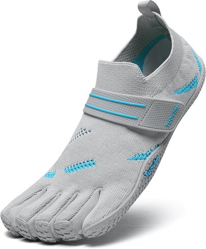 Barefoot Five Finger Sneakers for Women & Men, Flyknit Water Shoes for Trail Running, Hiking, Rock Climbing, Yoga, Fitness Training - Gym & Beach Footwear with Rubber Sole in Saudi Arabia