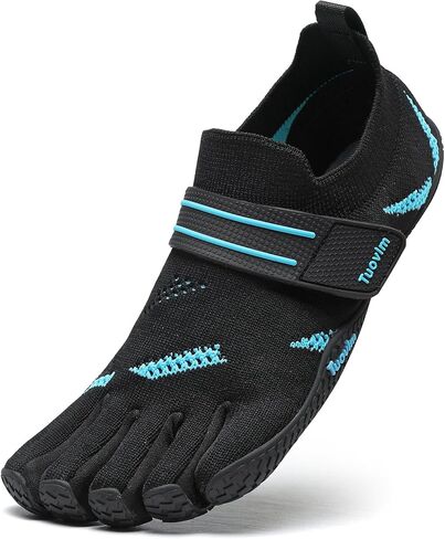 Barefoot Five Finger Sneakers for Women & Men, Flyknit Water Shoes for Trail Running, Hiking, Rock Climbing, Yoga, Fitness Training - Gym & Beach Footwear with Rubber Sole in Saudi Arabia