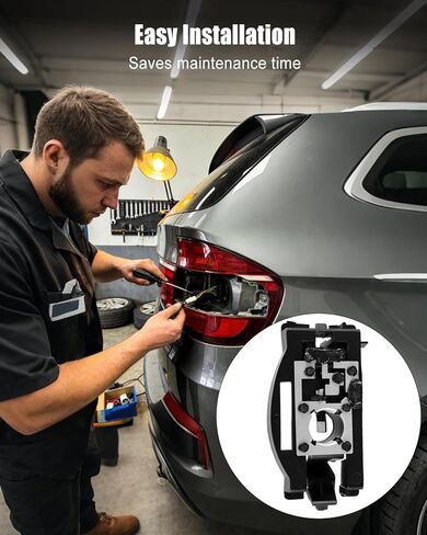 اليسار واليمين الخلفي غطاء صندوق السيارة الذيل ضوء لمبة حامل المقبس صالح لسيارات BMW X5 E70 2007-2013 استبدال 63217262575 63217262576 in Kuwait