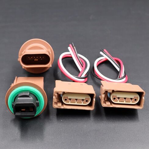 2PCS Turn Signal Lamp Socket Connector Kit Compatible with Jeep Grand Cherokee 2011-2021 3.0L/3.6L/5.7L/6.4L 68289234AF Headlights Front in Saudi Arabia