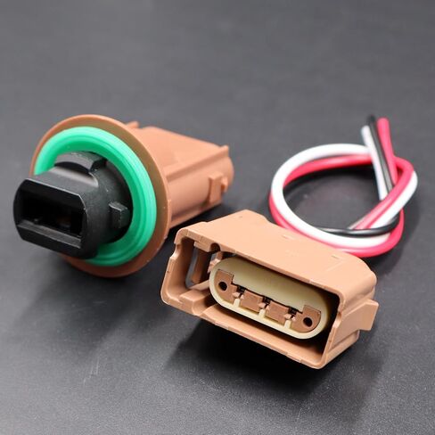 2PCS Turn Signal Lamp Socket Connector Kit Compatible with Jeep Grand Cherokee 2011-2021 3.0L/3.6L/5.7L/6.4L 68289234AF Headlights Front in Saudi Arabia