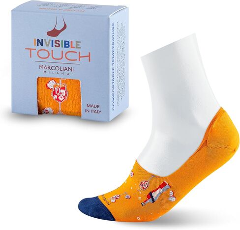 Marcoliani Milano No Show Socks Men - Spritz Invisible Touch | Essence of Cotton in Saudi Arabia