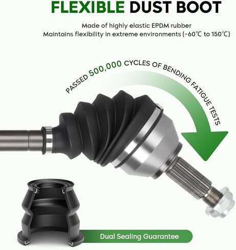 Front Left CV Axle Shaft Assembly fits for Ford Focus 2000-2011 2.0L, for Focus 2003-2004 2.3L, for 66-2143, 1 PCS Front Driver Side CV Axle in Kuwait