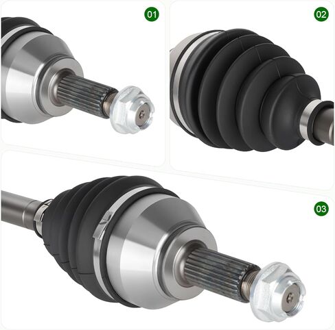 Front Left CV Axle Shaft Assembly fits for Ford Focus 2000-2011 2.0L, for Focus 2003-2004 2.3L, for 66-2143, 1 PCS Front Driver Side CV Axle in Kuwait