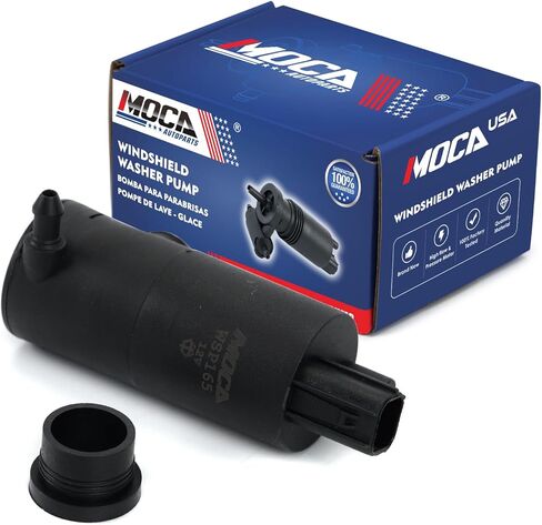 MOCA Windshield Washer Pump 174165 fits For Ford 2015 F150 All Engine, 23-16 F150 All Engine Front, For Lincoln 20-17 Continental All Engine Rear, 16-09 MKS All Engine, 20-13 MKZ All Engine in Saudi Arabia