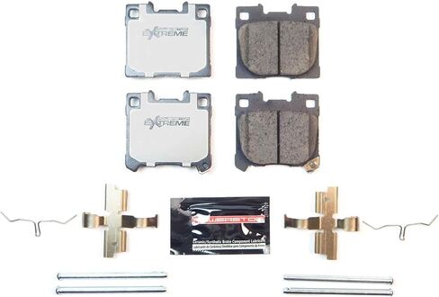 PowerStop Rear Brake Pads For Toyota GR Corolla 2023-24 - Z26 Carbon-Fiber Ceramic Brake Pads With Installation Hardware, Z26-2451 in Saudi Arabia