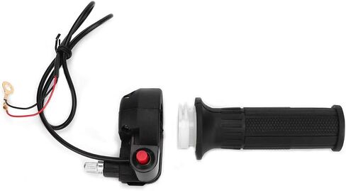 مقابض خانق للدراجة الترابية، مقبض خانق مرن للدراجة النارية مقاس 2.1 سم مع مفتاح إيقاف، مقبض مسرع مع كابل بديل 80 سم لمقود الدراجات النارية الصغير 47 مل 49 مل in Kuwait