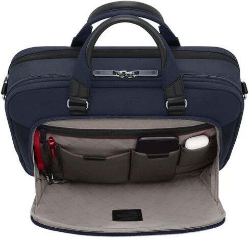 Victorinox Werks Traveler 7.0, Deluxe Briefcase, Briefcase with 15.6" Laptop and 11’’ Tablet Compartment, Navy Blue in Saudi Arabia