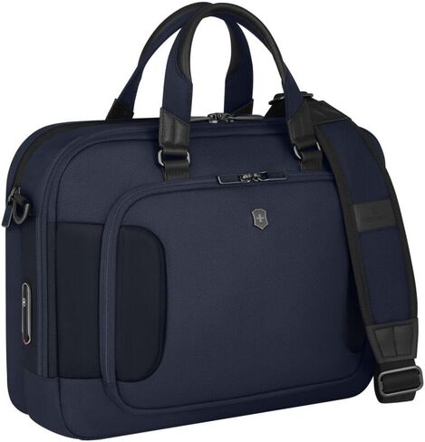 Victorinox Werks Traveler 7.0, Deluxe Briefcase, Briefcase with 15.6" Laptop and 11’’ Tablet Compartment, Navy Blue in Saudi Arabia