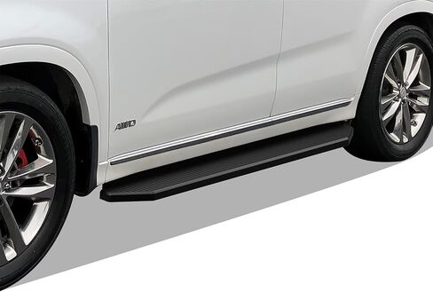 طراز لوحات الجري APS باللون الأسود متوافق مع KIA Sorento 2014-2015 (قضبان جانبية للخطوات الجانبية) بعرض 6 بوصات in Saudi Arabia