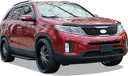 طراز لوحات الجري APS باللون الأسود متوافق مع KIA Sorento 2014-2015 (قضبان جانبية للخطوات الجانبية) بعرض 6 بوصات in Saudi Arabia