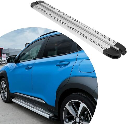 Erkul 5.2" Running Boards for Jeep Compass 2011-2017 - 350 lb Heavy Duty Aluminum Wide Side Steps Nerf Bars, Premium Car Accessories | No-Drill Installation | Mounting Brackets Included - Black in Saudi Arabia