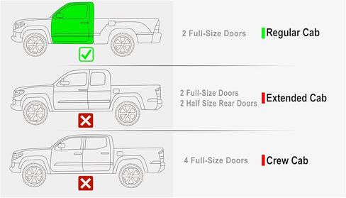 APS Running Boards 6 inches Matte Black Compatible with Toyota Tacoma 2005-2023 Standard Cab Stainless Steel (Nerf Bars Side Steps Side Bars) in Saudi Arabia