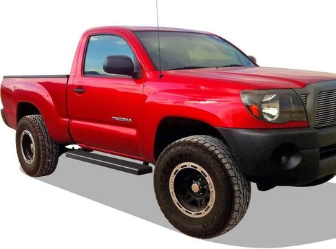 APS Running Boards 6 inches Matte Black Compatible with Toyota Tacoma 2005-2023 Standard Cab Stainless Steel (Nerf Bars Side Steps Side Bars) in Saudi Arabia