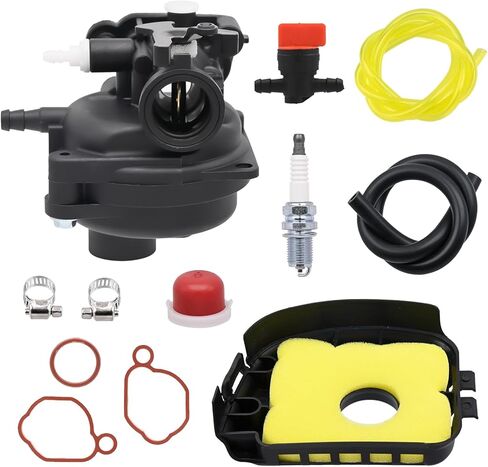 799583 استبدال مجموعة المكربن لـ B&S 593261 595656 590556 591160 591979 محركات جزازة العشب 125cc 140cc 300E 450E 500E 550E 550EX 08P502 09P602 09P702 مع فلتر الهواء الغلاف in Kuwait