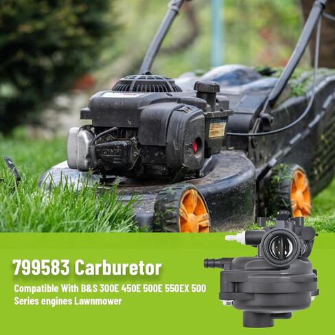 799583 استبدال مجموعة المكربن لـ B&S 593261 595656 590556 591160 591979 محركات جزازة العشب 125cc 140cc 300E 450E 500E 550E 550EX 08P502 09P602 09P702 مع فلتر الهواء الغلاف in Kuwait