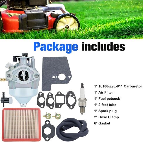 المكربن ​​GCV170 لهوندا GCV 170 GCV170LA المحرك HRN216 HRN216 PKA جزازة العشب استبدال 16100-Z9L-811 in Saudi Arabia