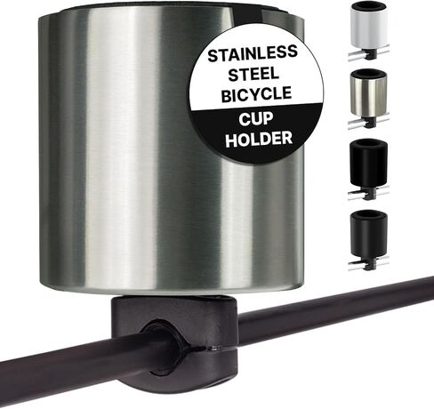 XL- حامل أكواب الدراجة الأبيض - حامل أكواب المقود للدراجة، سكوتر، دراجة كهربائية، دراجة، كرسي متحرك، مشاية، قارب، حلقة مفرغة والمزيد ... in Kuwait