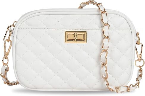 EXTREE Quilted Crossbody Bag, Trendy Design Shoulder Purse in Saudi Arabia