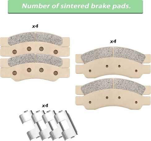 Sintered Front Rear Brake Pads for Can-Am Maverick R 2024-2025 R MAX 2025 Replace# 703501223 703501226 in Saudi Arabia
