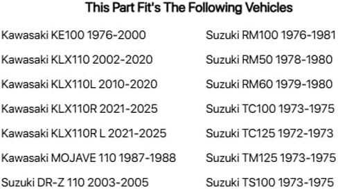 Tusk Brake Shoe - Carbon Compatible with Kawasaki KLX110 2002-2020 in Saudi Arabia