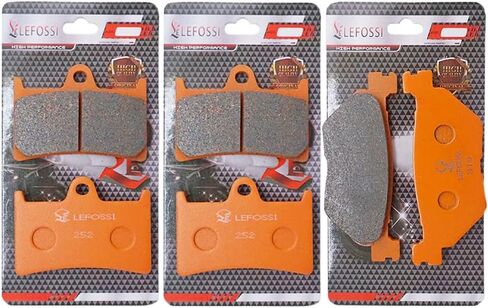 Front and Rear Brake Pads Compatible with for Yamaha tmax xp 50 T-Max 530 XP 530 530cc 2012 2013 2014 2015 2016 2017 2018 2019 2020 FJR 1300 2003 2004 2005 FA252F FA319R in Saudi Arabia