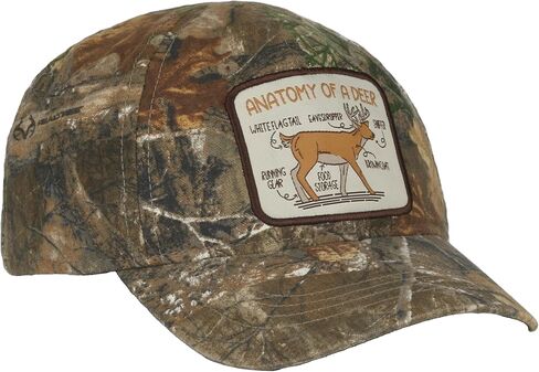 Realtree Toddler Camo Hunting Hat – Kids Adjustable Baseball Cap with Deer Patch, Low Profile, One Size, 52 cm in Saudi Arabia