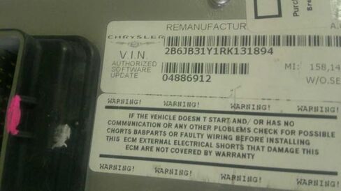 Engine ECM Control Module Fits 96 Compatible with Dodge RAM 1500 Pickup P04886912 04886912 in Saudi Arabia