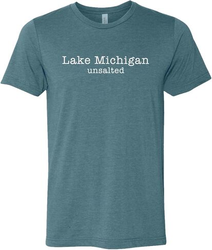 تي شيرت بأكمام قصيرة للجنسين من Lake Michigan Unsalted Modern Fit in Kuwait
