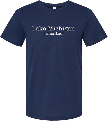 تي شيرت بأكمام قصيرة للجنسين من Lake Michigan Unsalted Modern Fit in Kuwait