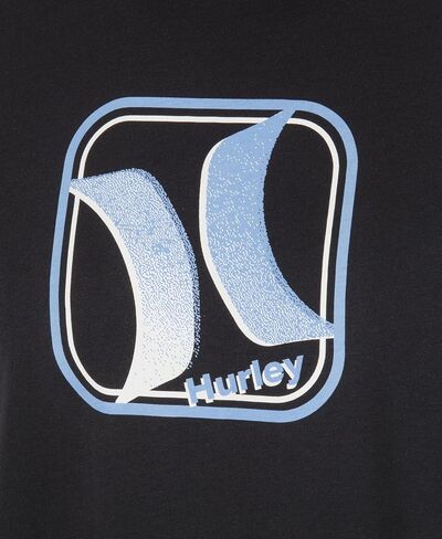 Hurley Men's Iconic Short Sleeve T-Shirt, Black Icon, XL in Saudi Arabia