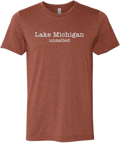 تي شيرت بأكمام قصيرة للجنسين من Lake Michigan Unsalted Modern Fit in Kuwait