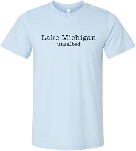 تي شيرت بأكمام قصيرة للجنسين من Lake Michigan Unsalted Modern Fit in Kuwait