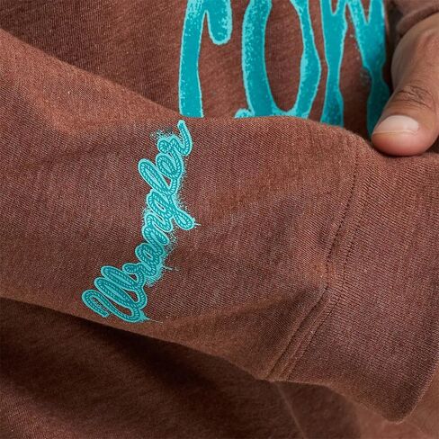 تي شيرت رجالي بأكمام طويلة برسومات أمامية من Wrangler in Saudi Arabia