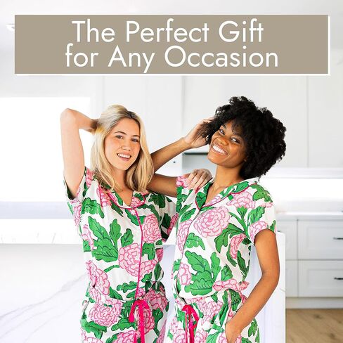 Luxe Sateen Pajama Set - Premium Cotton 2 Piece Sleep & Lounge Wear - Relaxed & Tailored Fit - Drawstring & Button Down Top in Saudi Arabia