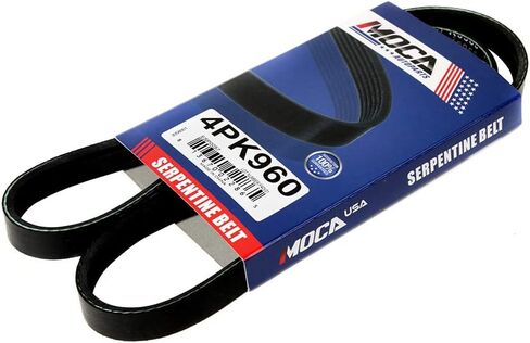 EPDM Serpentine Belt 4PK960 Fit for GMC 1999-2008 Sierra 1500 5.3L, for Chevrolet 1999-2008 Silverado 1500 4.8L, for Hummer 2003-2007 H2 6.0L in Saudi Arabia