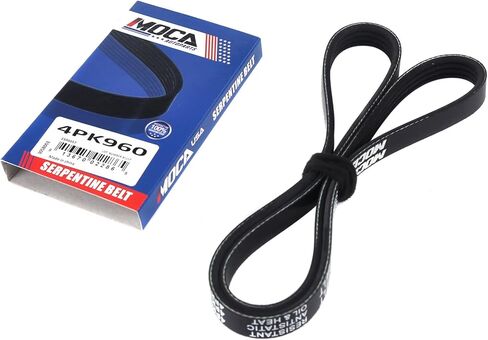 EPDM Serpentine Belt 4PK960 Fit for GMC 1999-2008 Sierra 1500 5.3L, for Chevrolet 1999-2008 Silverado 1500 4.8L, for Hummer 2003-2007 H2 6.0L in Saudi Arabia