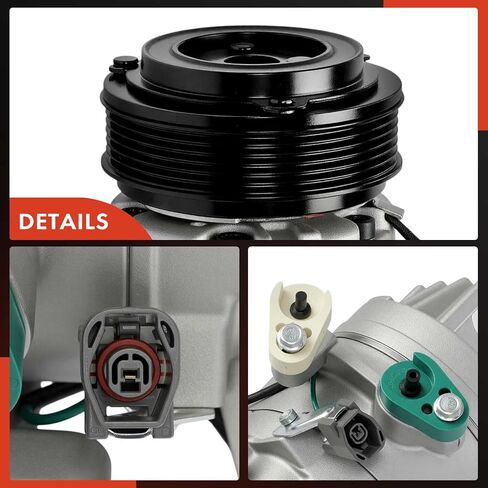A-Premium Air Conditioner AC Compressor with Clutch Compatible with Mazda 6 2009 2010 2011 2012 2013 3.7L in Saudi Arabia