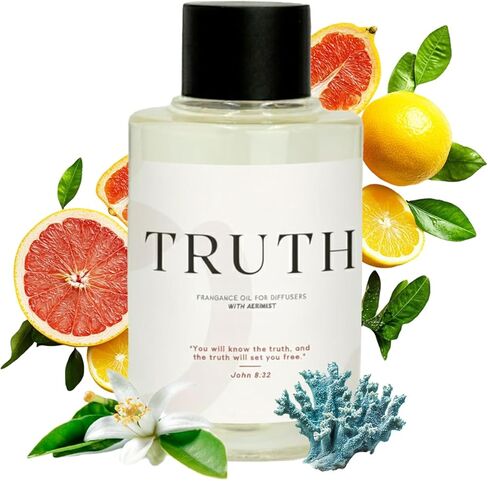 Truth Scent Oil for Diffusers, Inspired by Cabana | Ritz Carlton Hotel, 4 Fl Oz (2 Pack), Luxury Aroma for Hotel, Home, Office, Spa, Aromatherapy, Made USA, Long Lasting, Kids & Pets Friendly in Saudi Arabia