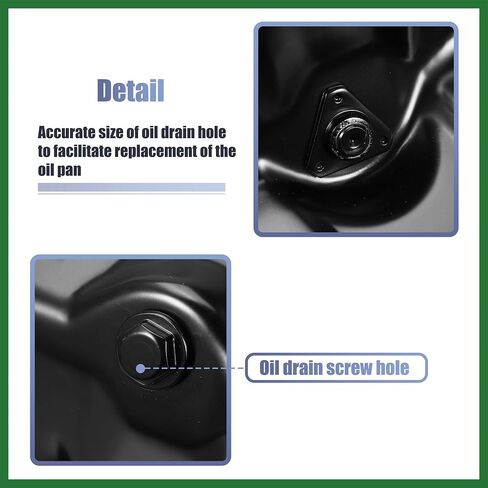 Motoforti Engine Oil Pan Replacement No.5047566AA for Chrysler 200 2015-2017 for Fiat 500X 2016-2018 Long-lasting in Saudi Arabia