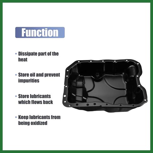 Motoforti Engine Oil Pan Replacement No.5047566AA for Chrysler 200 2015-2017 for Fiat 500X 2016-2018 Long-lasting in Saudi Arabia