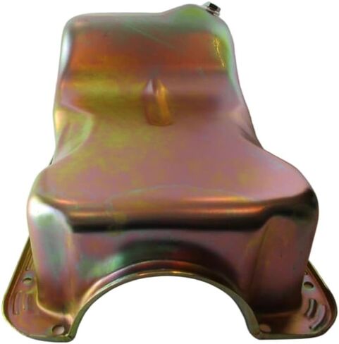 مقلاة زيت حوض أمامي سعة 4 كوارت من الفولاذ المطلي بالزنك، لمحرك 1965-1987 صغير الكتلة Ford SBF 260 289 302 5.0L، جزء وعاء زيت مستنقع خدر 7445Z in Kuwait