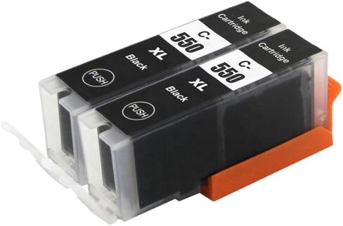Compatible with PGI550 CLI551 Compatible Ink Cartridges PGI-550 CLI-551 for MG6350 MG7150 IP8750 IP7250 Printers Universal Fit Third Party Replacement(3SET) in Saudi Arabia
