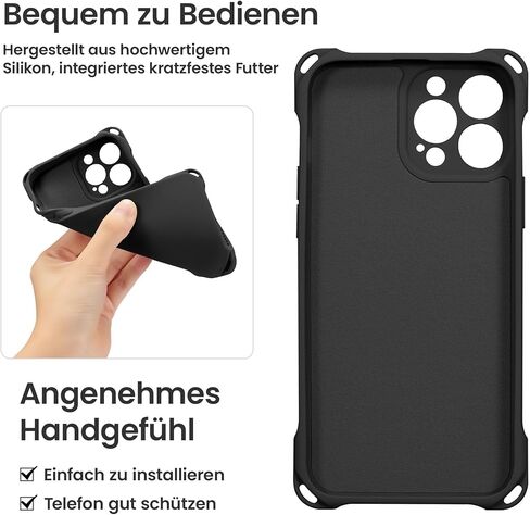 ZCDAYE for iPhone 11 Case with Crossbody Phone Lanyard, Soft Silicone Case with Adjustable Neck Shoulder Strap, Shockproof Phone Cover for iPhone 11(6.1 inch) - Black in Kuwait