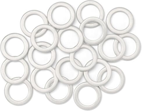 VOTEX - Made in USA - M25 25MM Oil Drain Plug Crush Washer Gasket Seal Ring - Oil/Coolant - Aluminum - 20 Pack - ACWM25 in Saudi Arabia