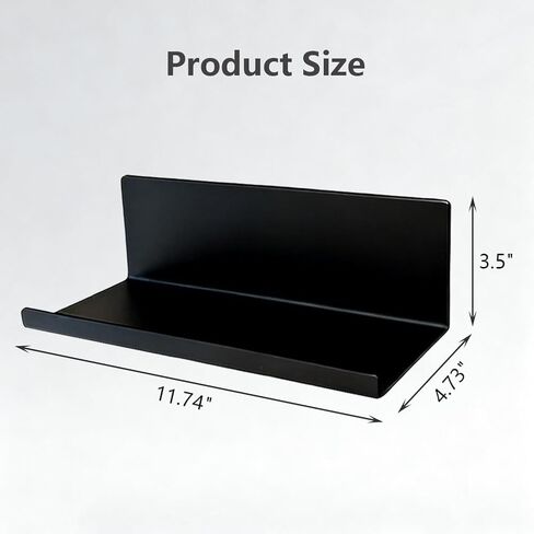 Magnetic Pegboard Shelf Metal Peg Board Organizer Steel Tray Magnetic Fridge Shelf Flat Display Shelf Wall Floating Shelf for Whiteboard Home Classroom Garage Craft Room in Kuwait