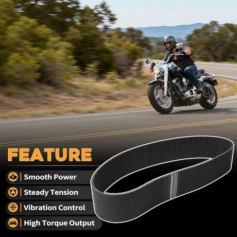 حزام محرك HTD 3 بوصة 141T 8 مم متوافق مع مجموعة محرك Harley Davidson 1990-2006 EVO-9SF يحل محل BDL-141-3 BDL 141 3 BDL1413 in Kuwait