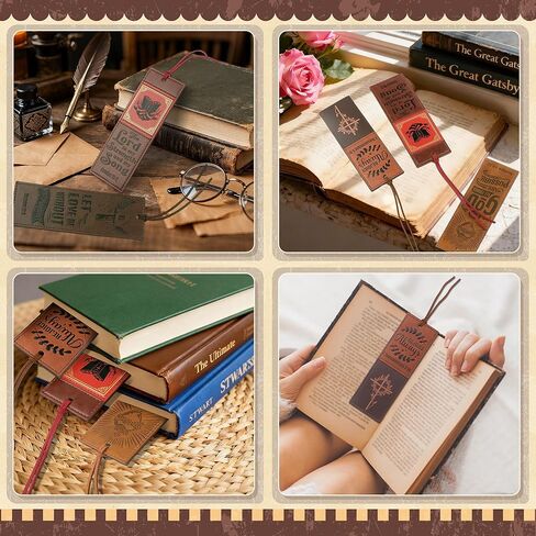 علامات الكتاب المقدس الجلدية المرجعية لقراءة النساء والرجال هدايا عشاق الكتب المدرسية، علامات الكتاب المقدس المرجعية الدينية المسيحية القديمة المخيطة يدويًا، علامات الكتاب المقدس الملهمة in Kuwait