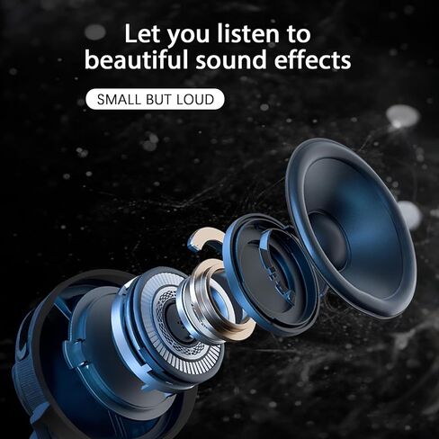 Bluetooth Motorcycle Speakers - 200W Waterproof Sound System with Built-in Class D Amplifier, 3 Inch Full-Range Speakers, FM Radio, Metal Housing - Compatible with ATV/UTV/Golf Cart/Jet Ski in Saudi Arabia