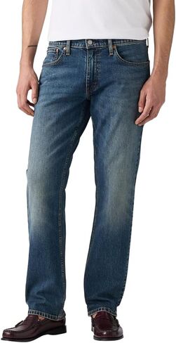 بنطال جينز Levi's الرجالي المستقيم المريح 559 (متوفر أيضًا بمقاس كبير وطويل)، (جديد) Denim De Jour (مطاط)، 36Wx38L in Saudi Arabia